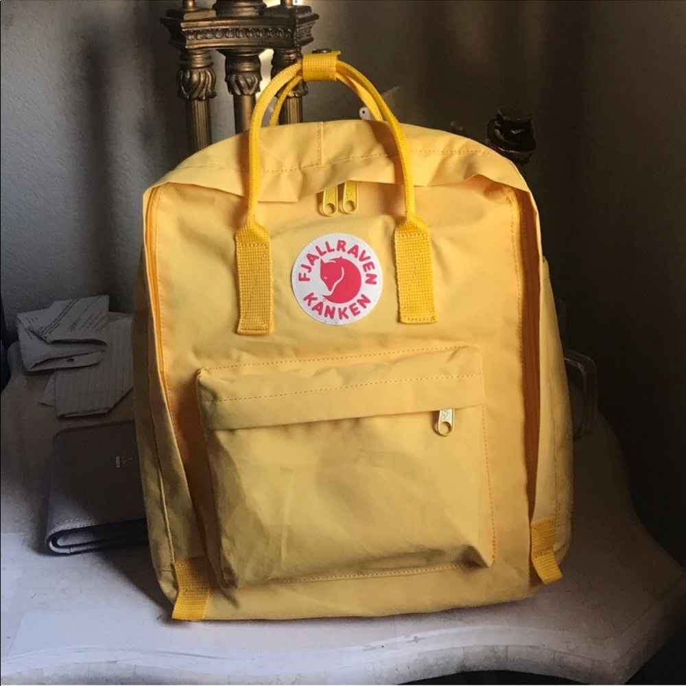Fjallraven kanken classic backpack yellow